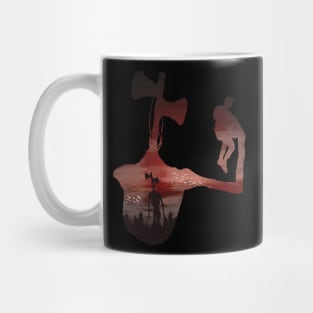 Siren head landscape Mug